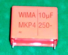 Плёночный полипропиленовый конденсатор WIMA MKP4